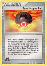 Team Magma Ball (80) [Team Magma vs Team Aqua]