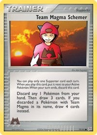 Team Magma Schemer (70) [Team Magma vs Team Aqua]