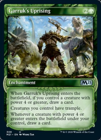 Garruk's Uprising (Showcase) [Core Set 2021]