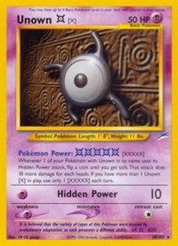 Unown [X] (30) [Neo Destiny]