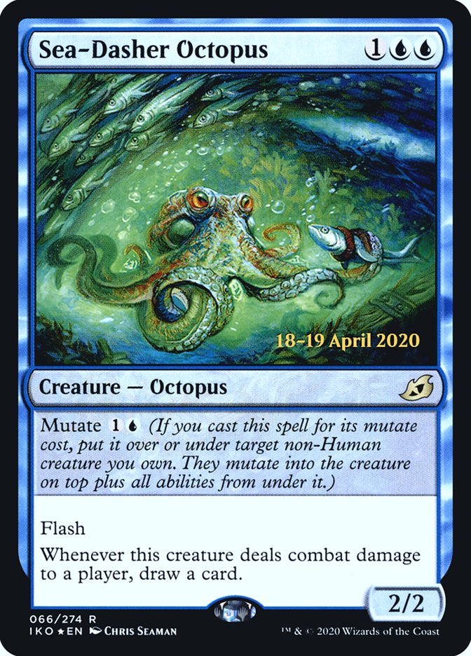 Sea-Dasher Octopus  [Ikoria: Lair of Behemoths Prerelease Promos]