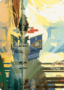 Knightly Valor Art Card (Gold-Stamped Signature) [Wilds of Eldraine Art Series]