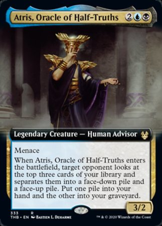 Atris, Oracle of Half-Truths (Extended Art) [Theros Beyond Death]