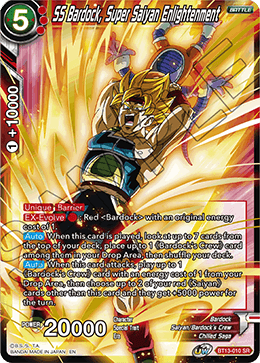 SS Bardock, Super Saiyan Enlightenment (Super Rare) [BT13-010]