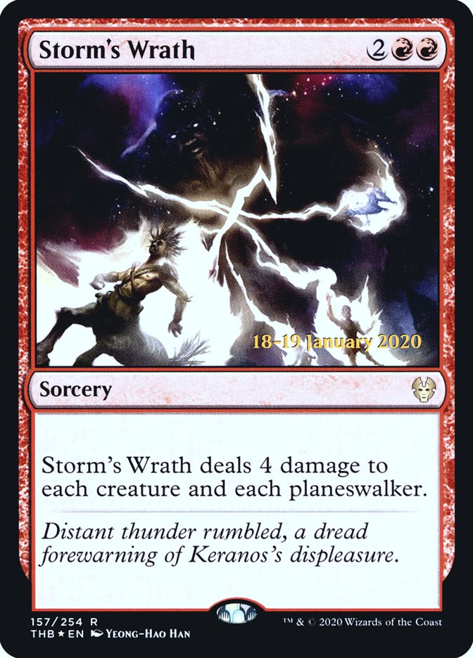 Storm's Wrath [Theros Beyond Death Prerelease Promos]