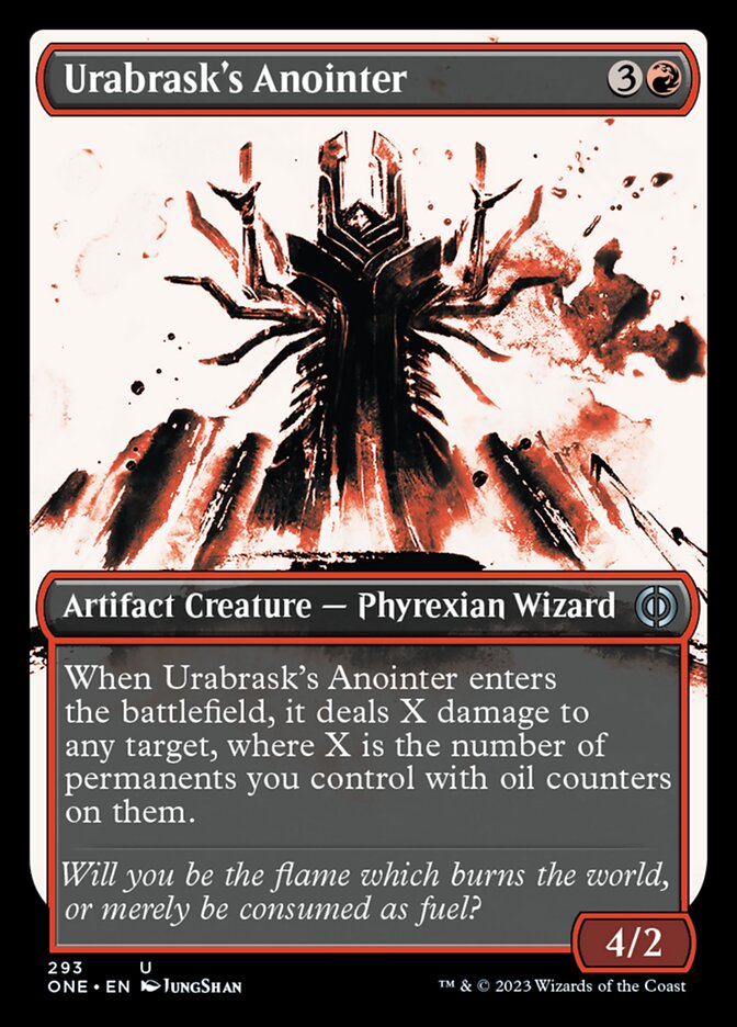 Urabrask's Anointer (Showcase Ichor) [Phyrexia: All Will Be One]