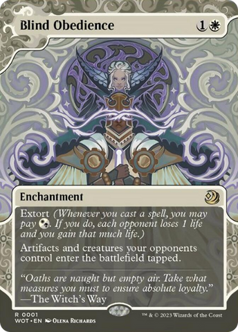 Image 79: Blind Obedience [Wilds of Eldraine: Enchanting Tales]