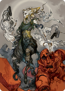 Tamiyo, Compleated Sage Art Card [Kamigawa: Neon Dynasty Art Series]